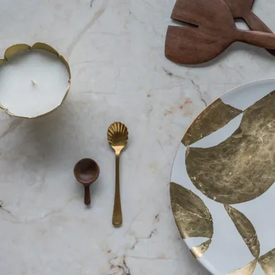 Löffel Gold - 4er-Set in Geschenkverpackung