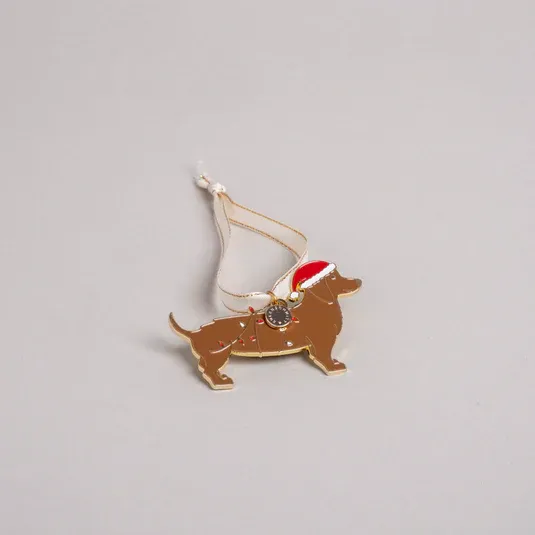 Baumschmuck Weihnachtsdackel