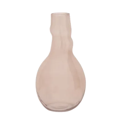 Vase recyceltes Glas schrullig A