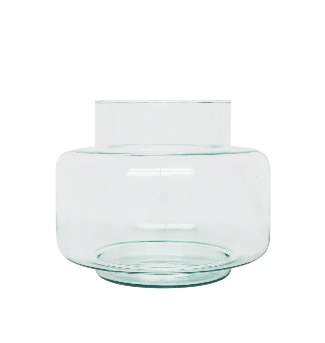 Vase - Recyceltes Glas transparent