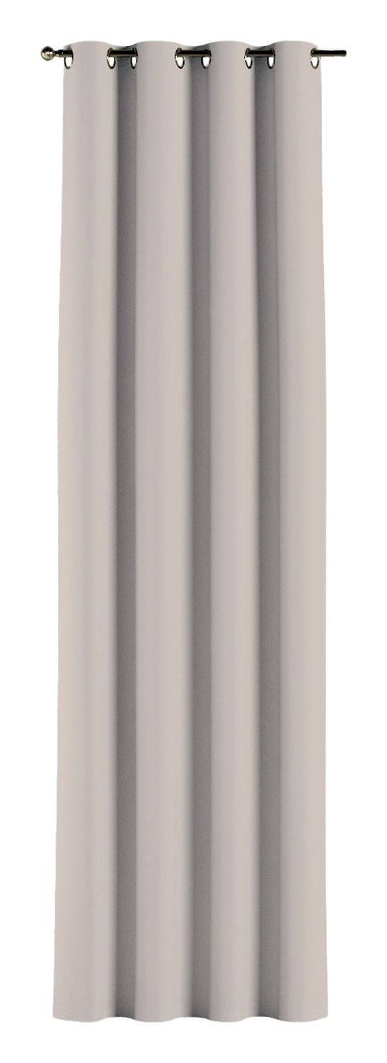 Selsey Dichter Dimaut-Vorhang an den Ringen beige