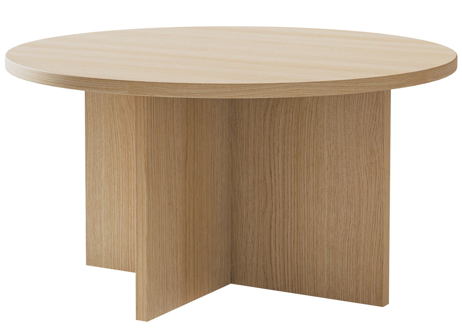 Selsey Couchtisch Ovo rund 76 cm Lindberg Oak