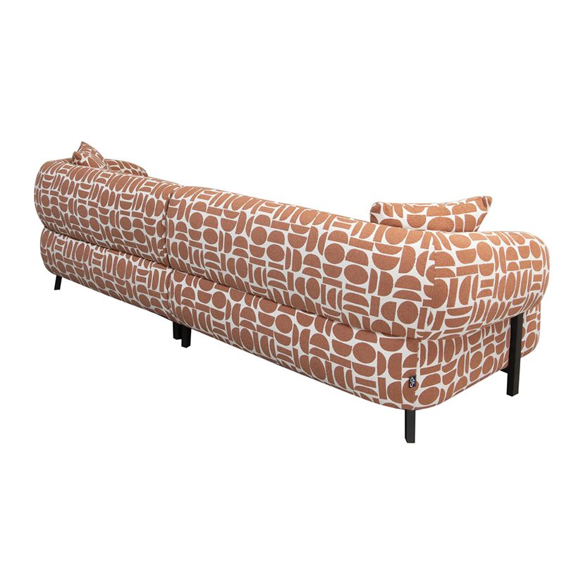 Kathmandu 3 Sitzer Sofa Amon Terracotta