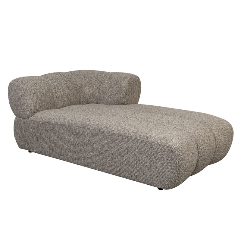 New York Sofa Mit Recamiere Rechts Sand Bouclé