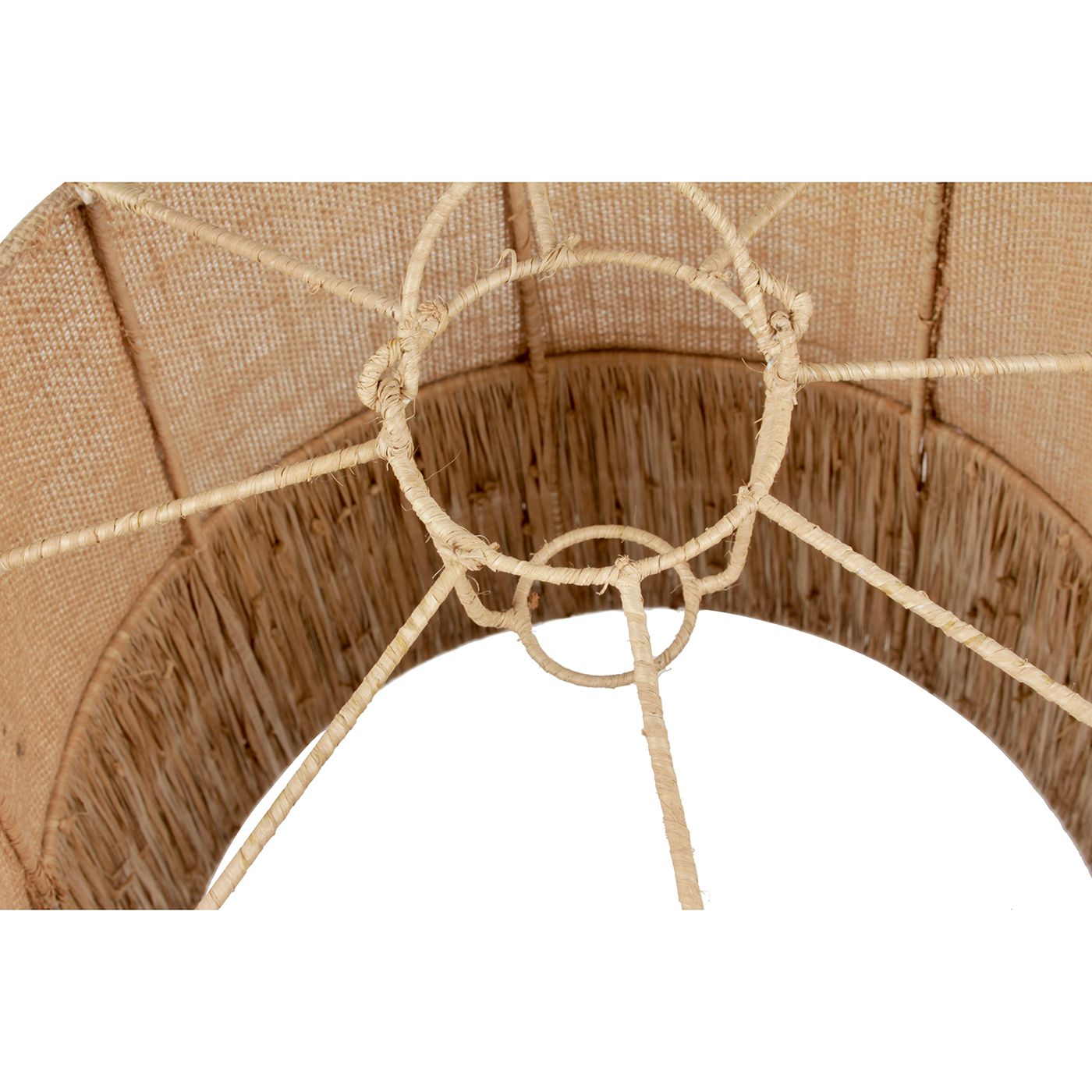 Hängelampe Raffia Jute