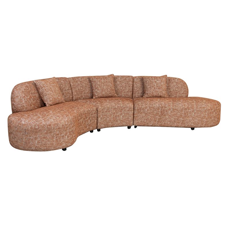 Marbella 4 Sitzer Sofa Safiya Terracotta