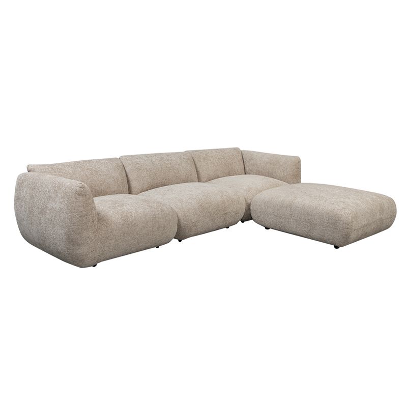 Amsterdam 4 Sitzer Sofa Mit Ottoman Latte