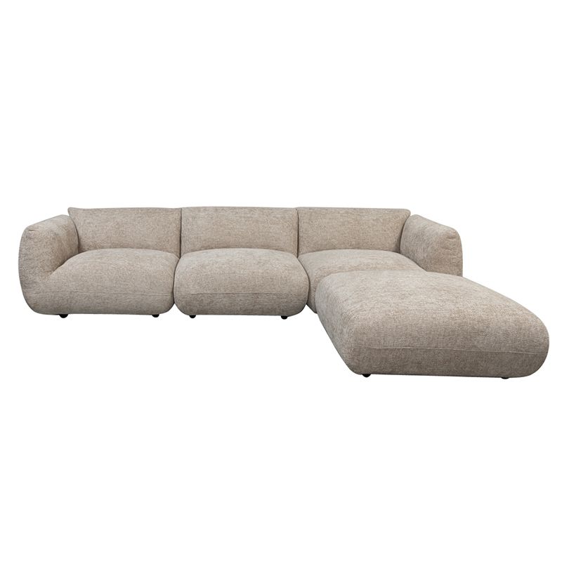 Amsterdam 4 Sitzer Sofa Mit Ottoman Latte