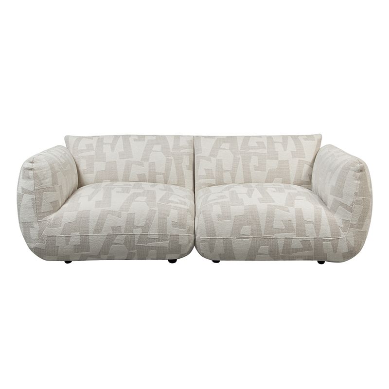 Amsterdam 2.5 Sitzer Sofa Weiße Glyphe