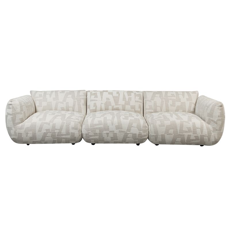 Amsterdam 4 Sitzer Sofa Weiße Glyphe