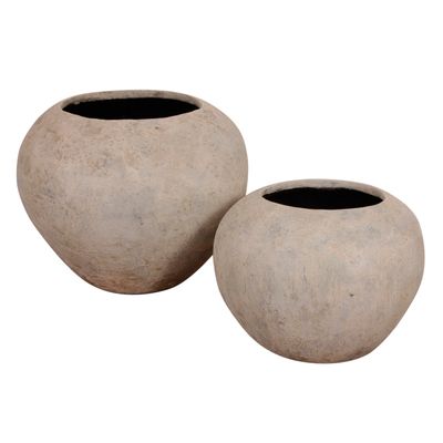 Keramik,Vase Khlong Creme S