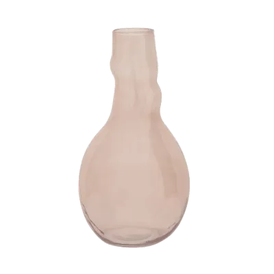 Vase recyceltes Glas schrullig A Vase recyceltes Glas schrullig A