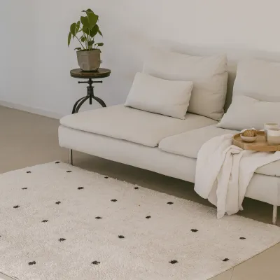 Teppich Punkte 140 x 200