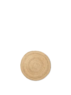 Eternal Round Jute Teppich