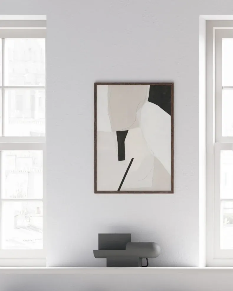 Brutalistische Lampe - Beton