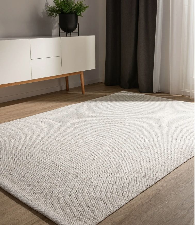 Baumwollteppich Ron Cream 160 x 230