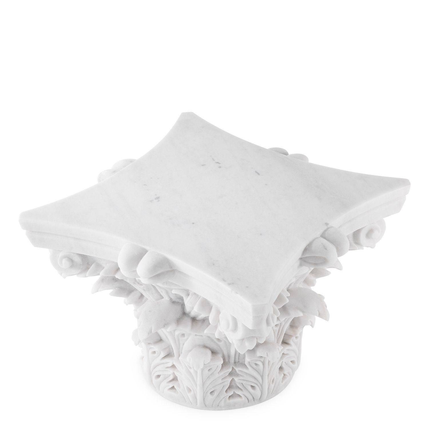 Coffee Table Acanthus white marble