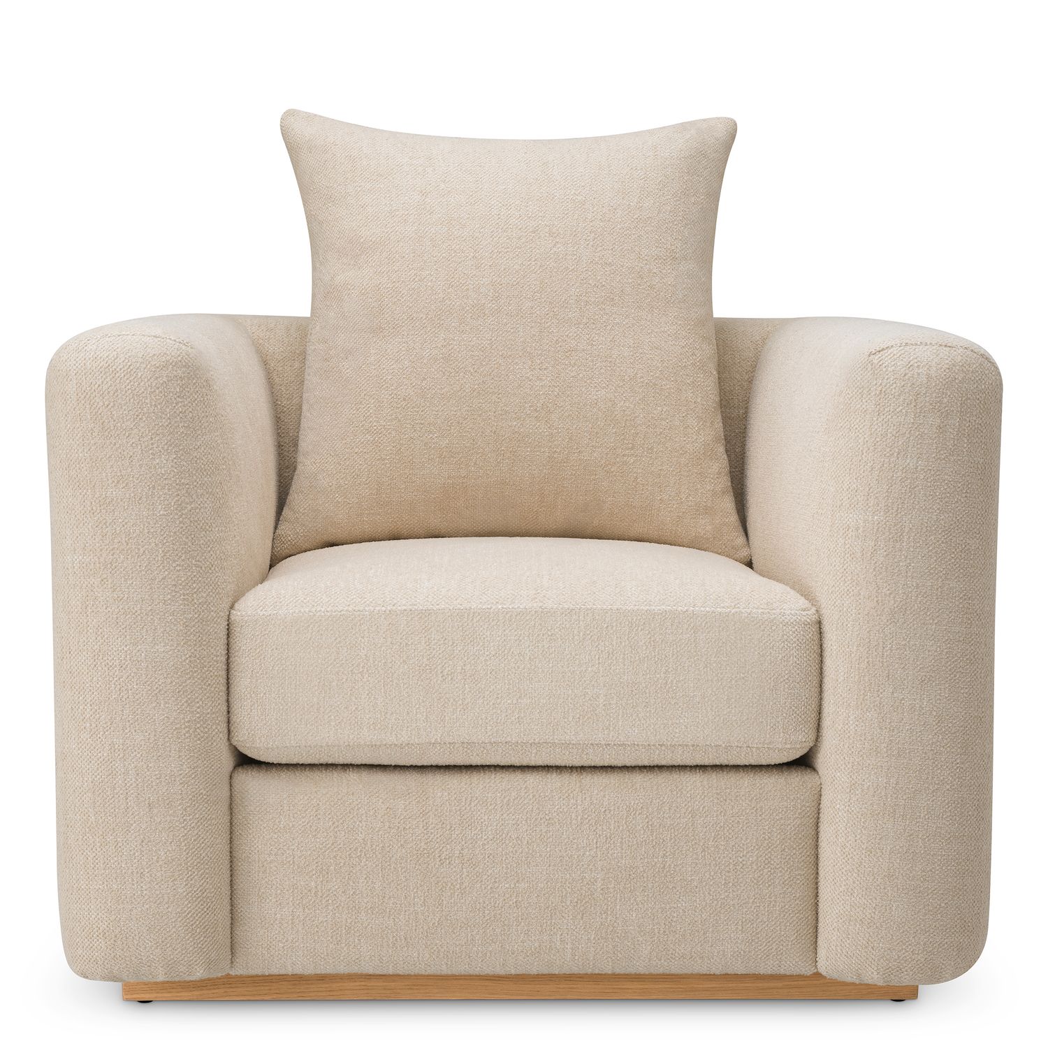 Chair Amadeo natural oak veneer