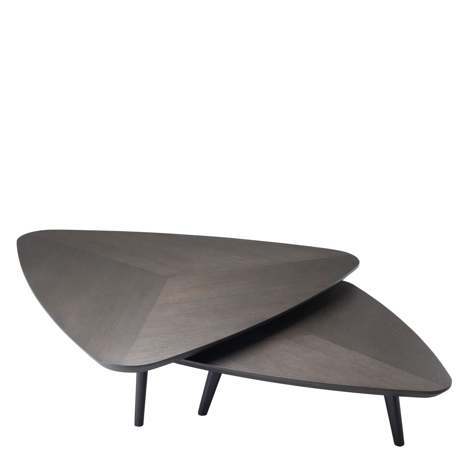 Coffee Table Lauren mocha straight oak ven S/2
