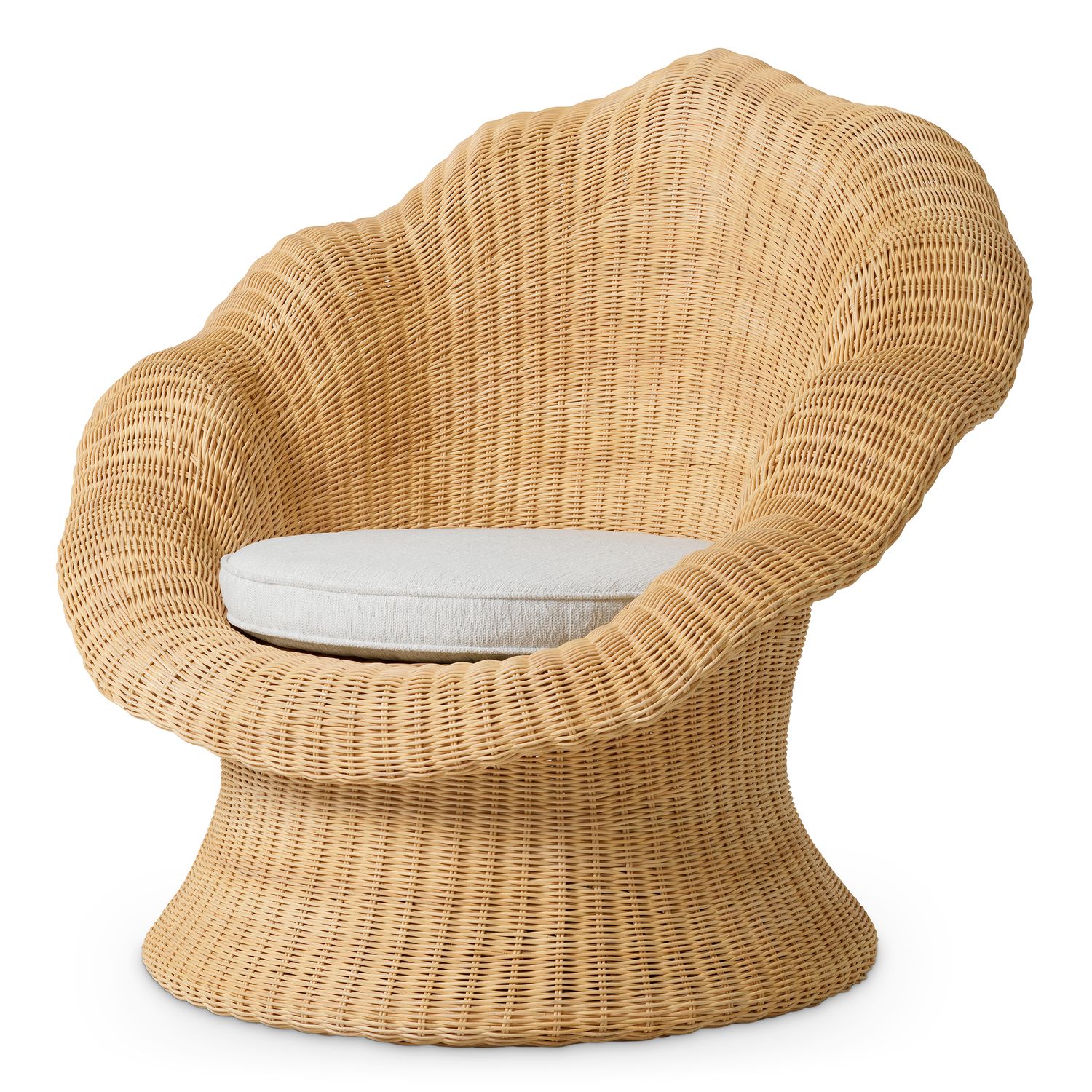 Lounge Chair Somerly natural rattan