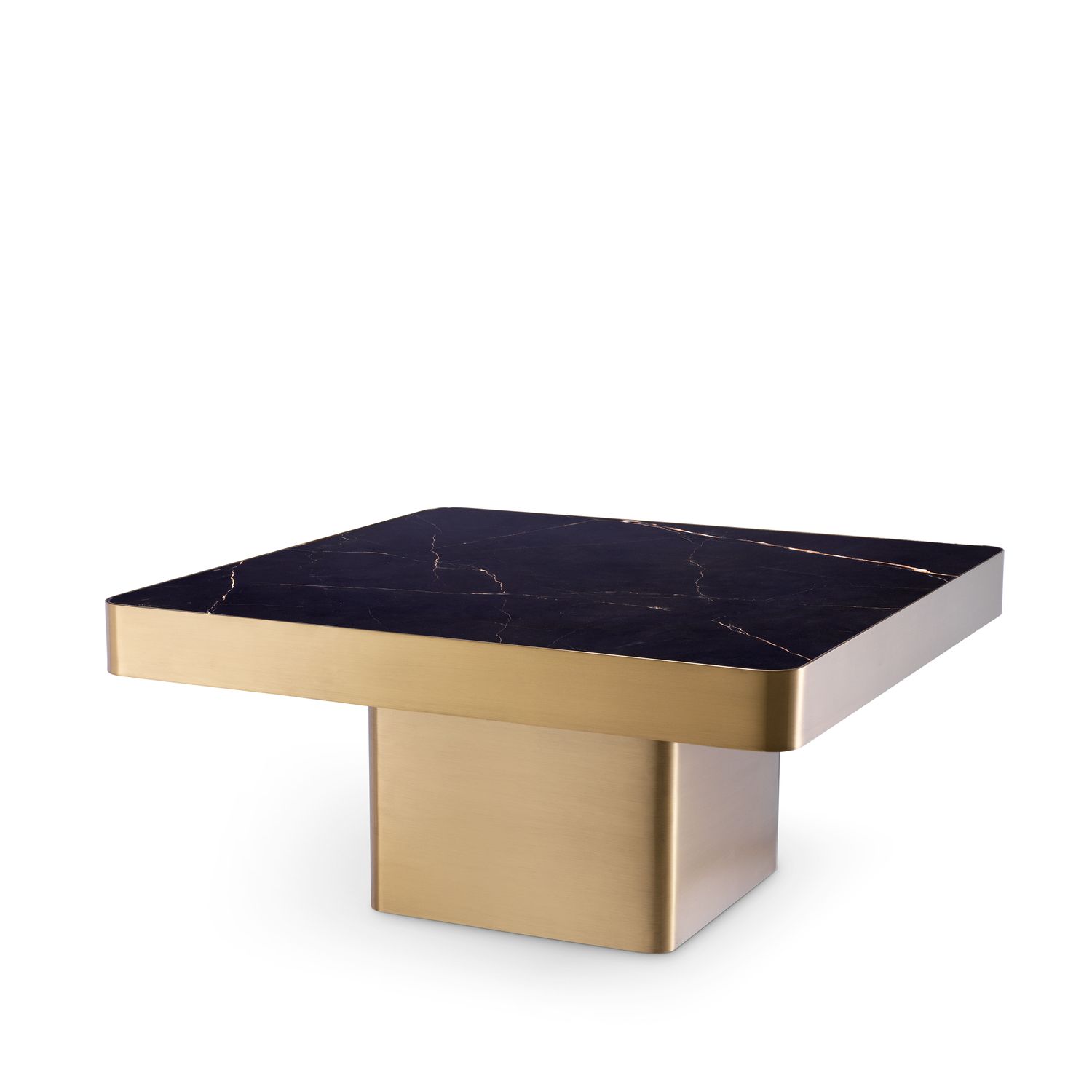 Coffee Table Luxus brushed brass finish