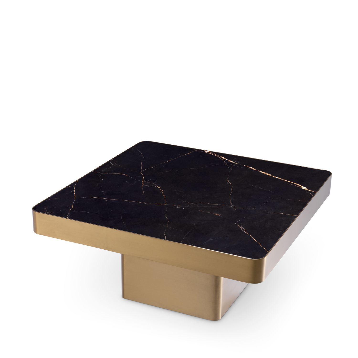 Coffee Table Luxus brushed brass finish
