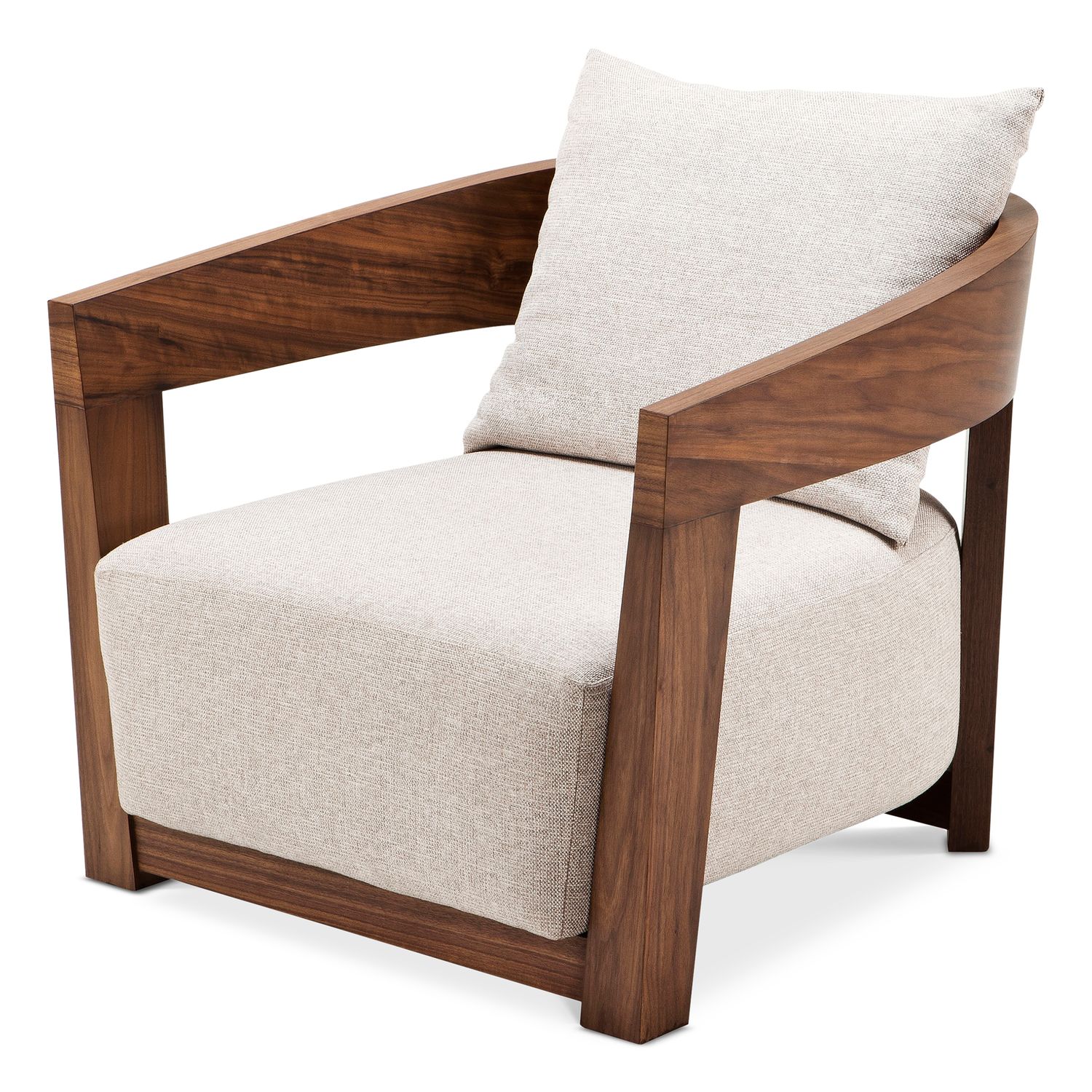 Chair Rubautelli walnut veneer