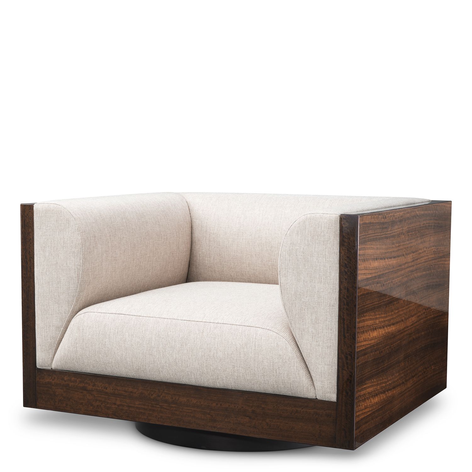 Swivel Chair Sebastian eucalyptus veneer
