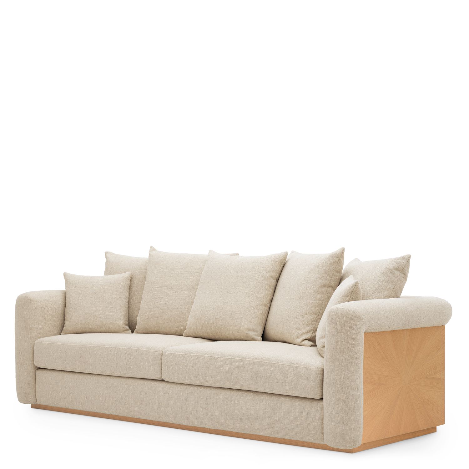 Sofa Amadeo natural oak veneer