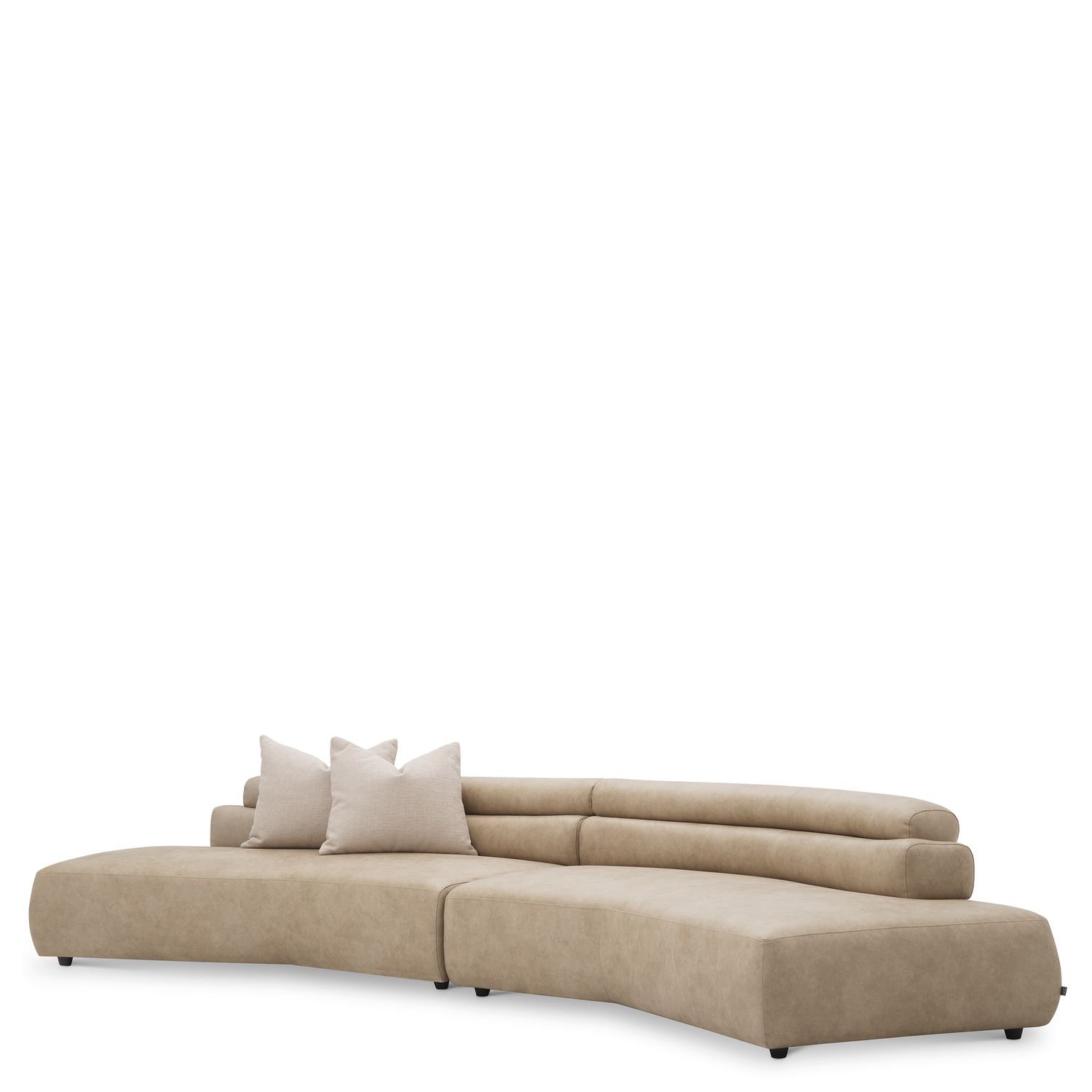 Sofa Marvella faux leather valente beige renato ecru