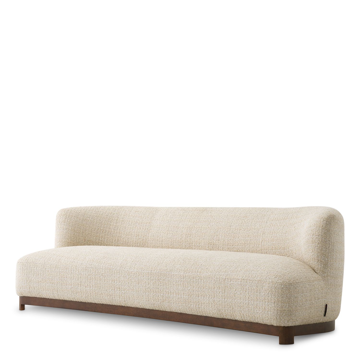 Sofa Stelvio walnut finish