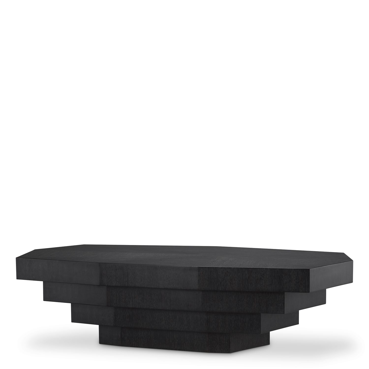 Coffee Table Vezio charcoal grey oak veneer