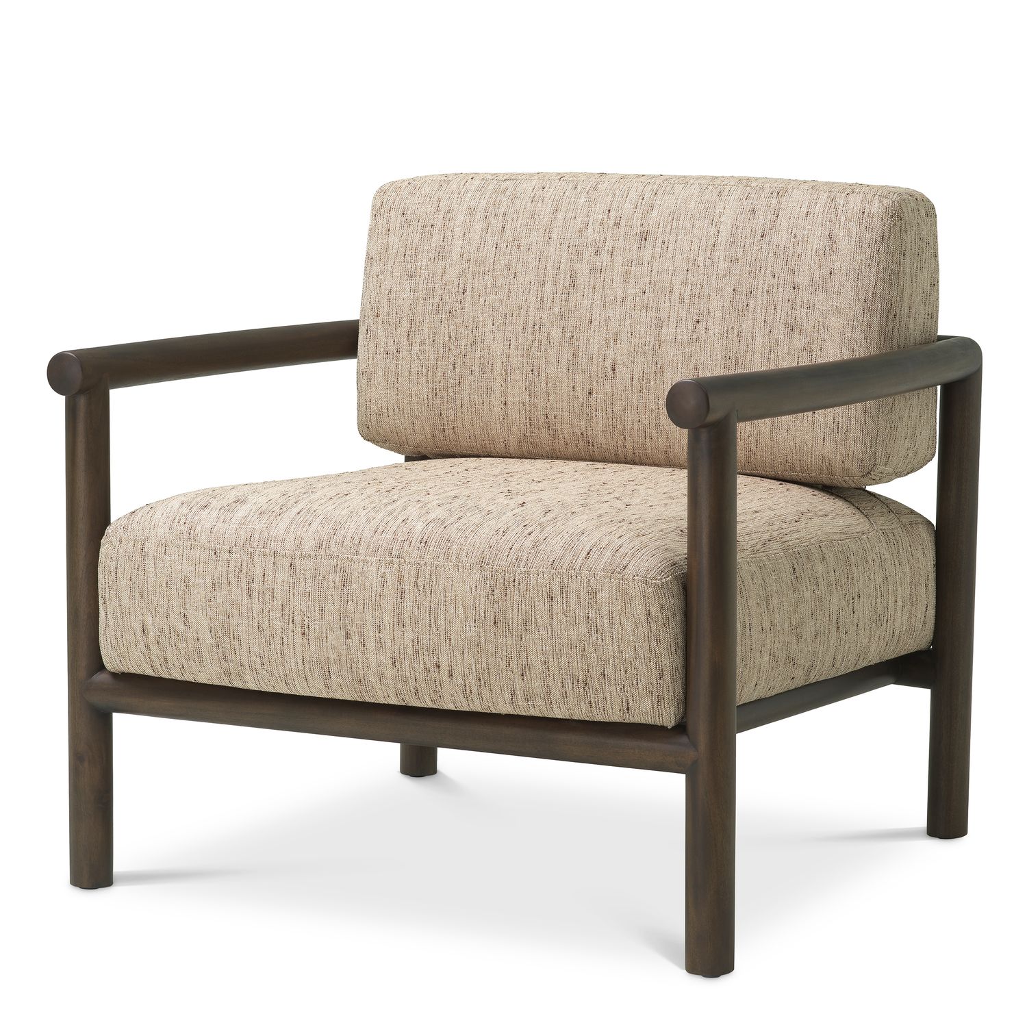 Chair Ombria mocha mahogany wood