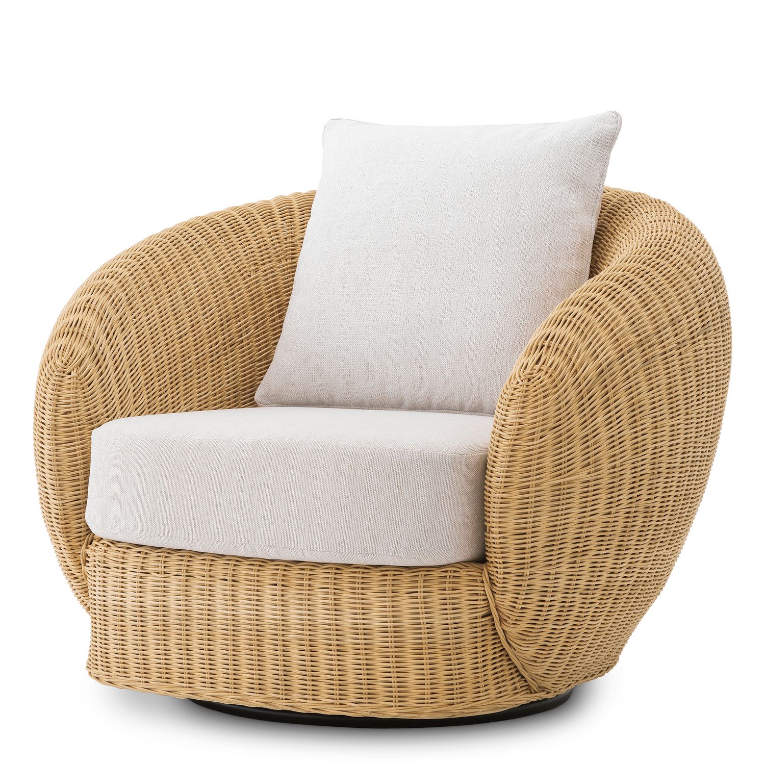 Swivel Chair Rafael natural rattan