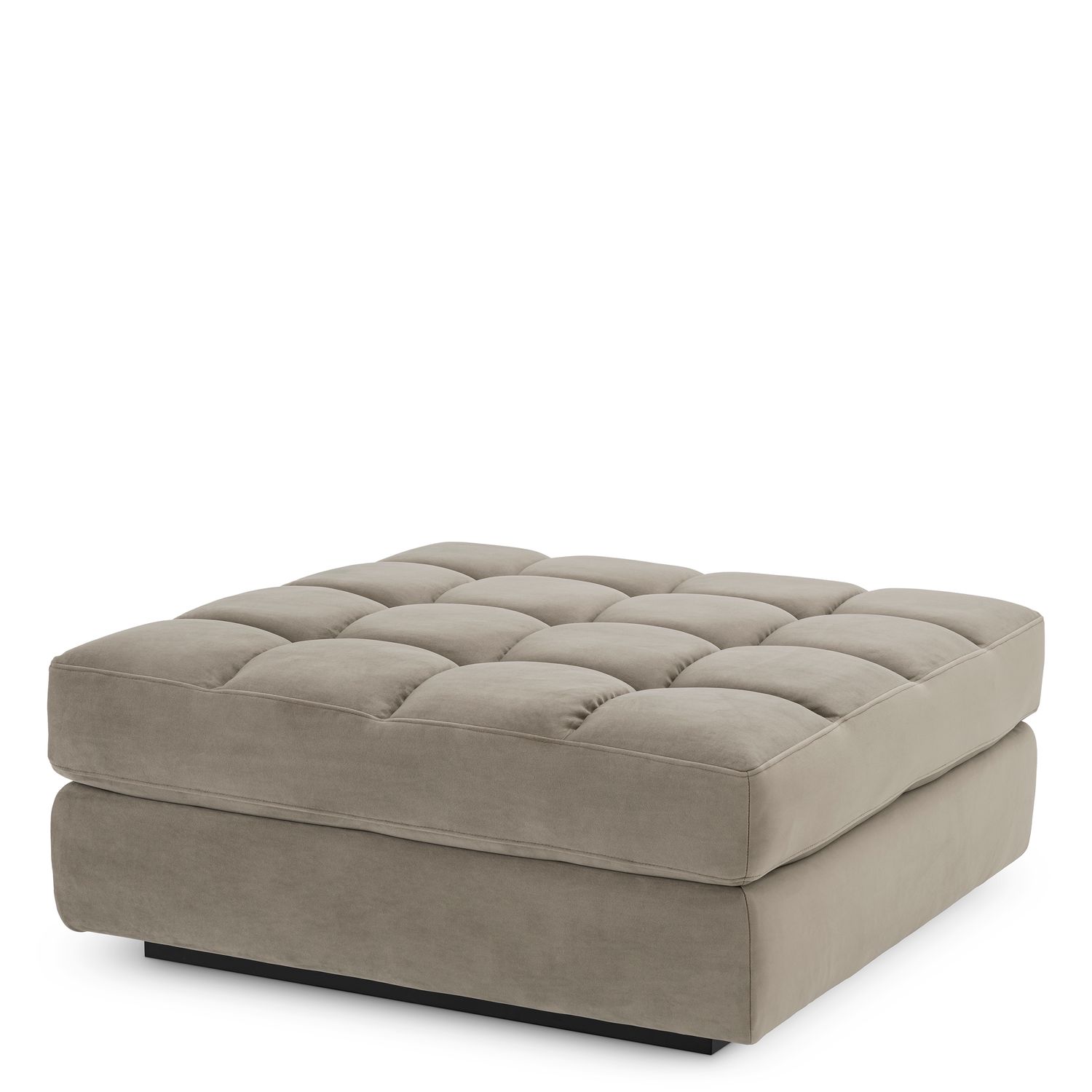 Modular Sofa Dean savona greige velvet - Ottoman
