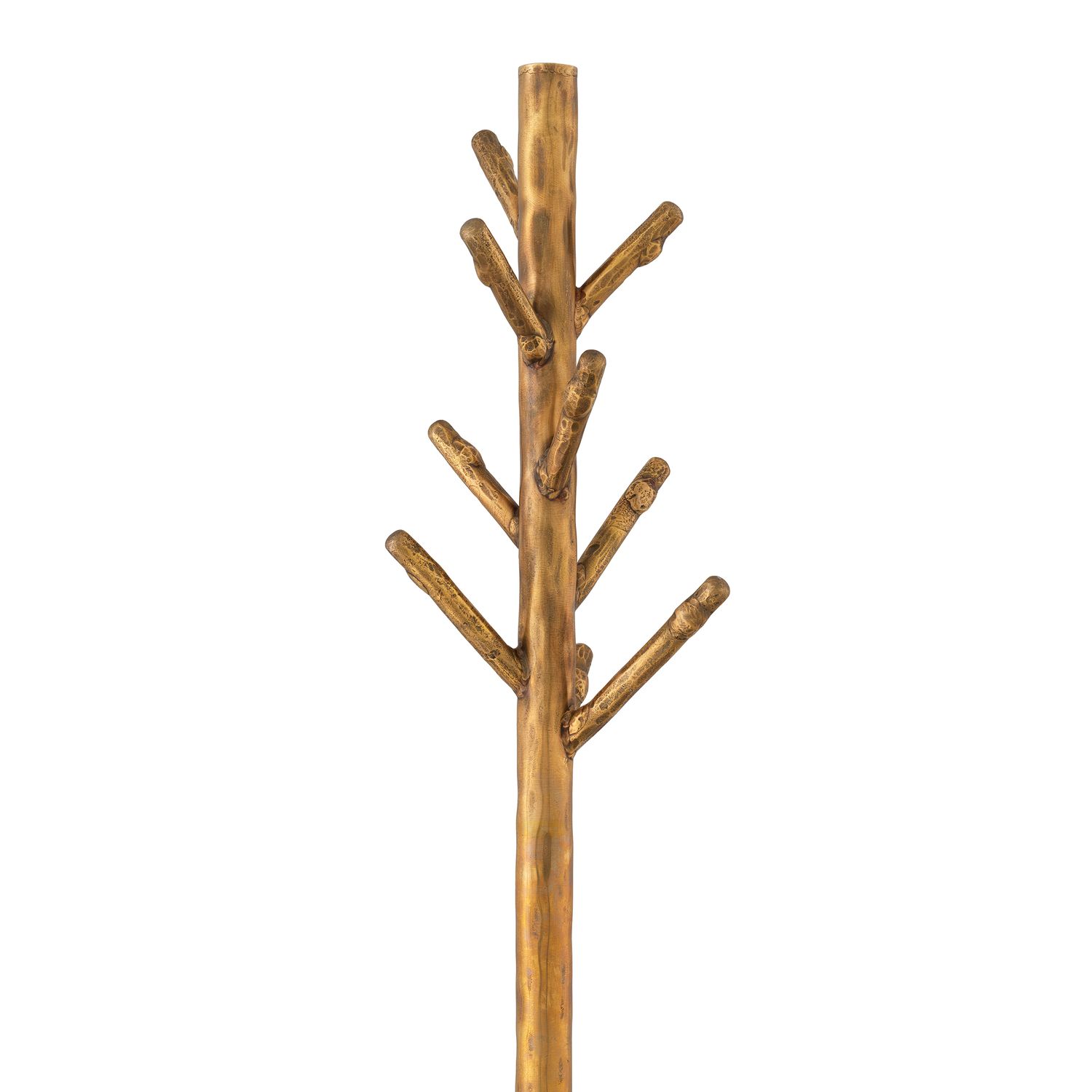 Coatrack Stern vintage brass finish black marble base