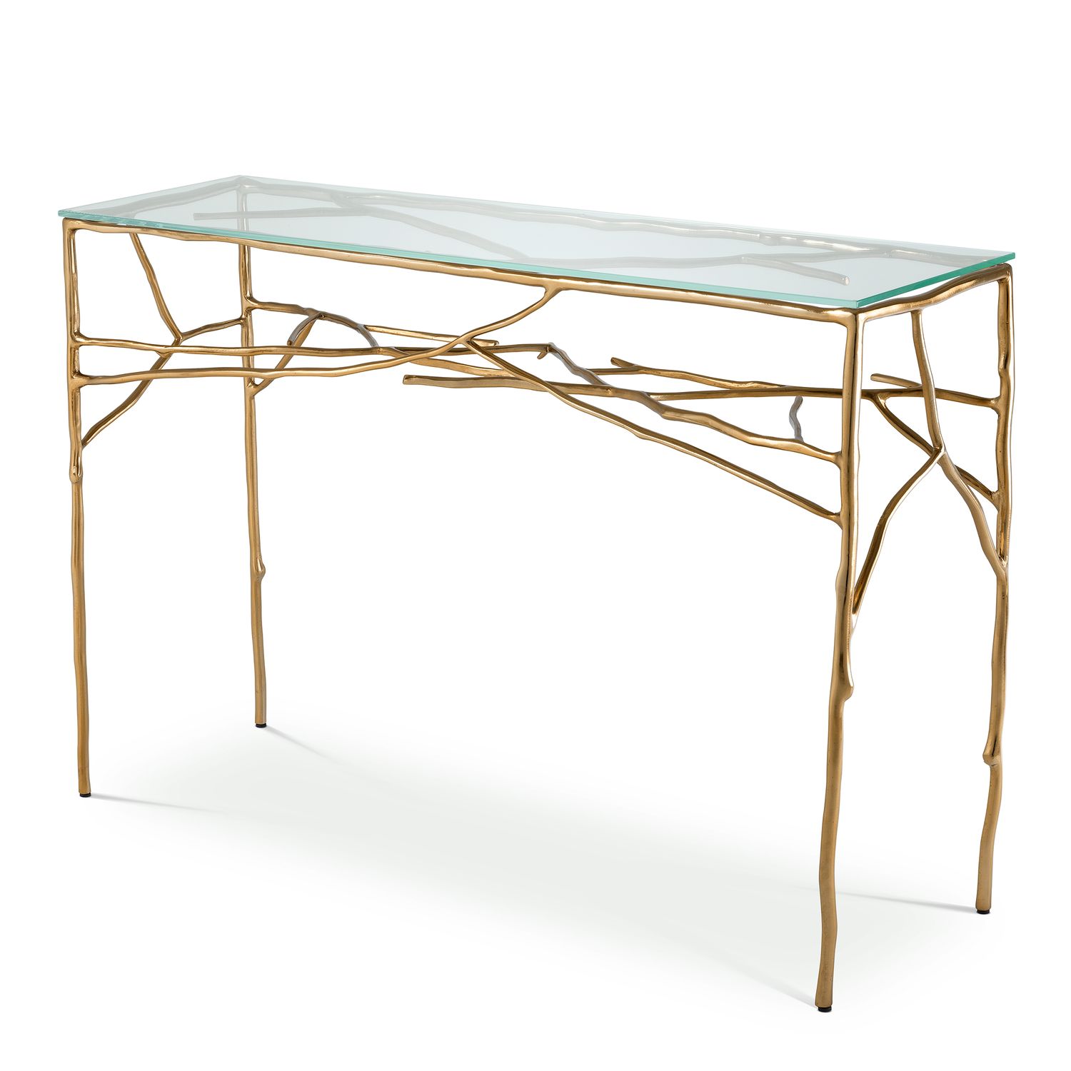 Console Table Antico gold finish