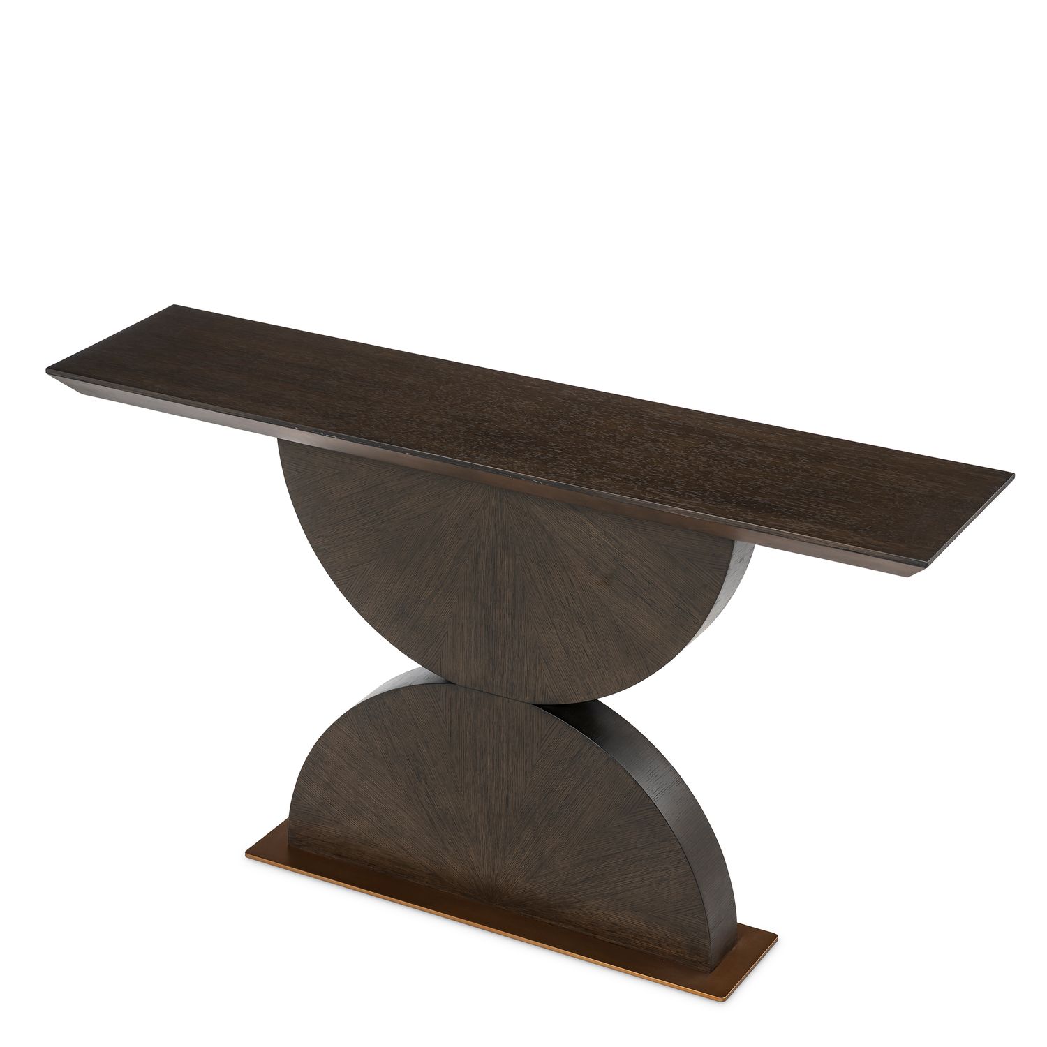Console Table Spring mocha oak veneer