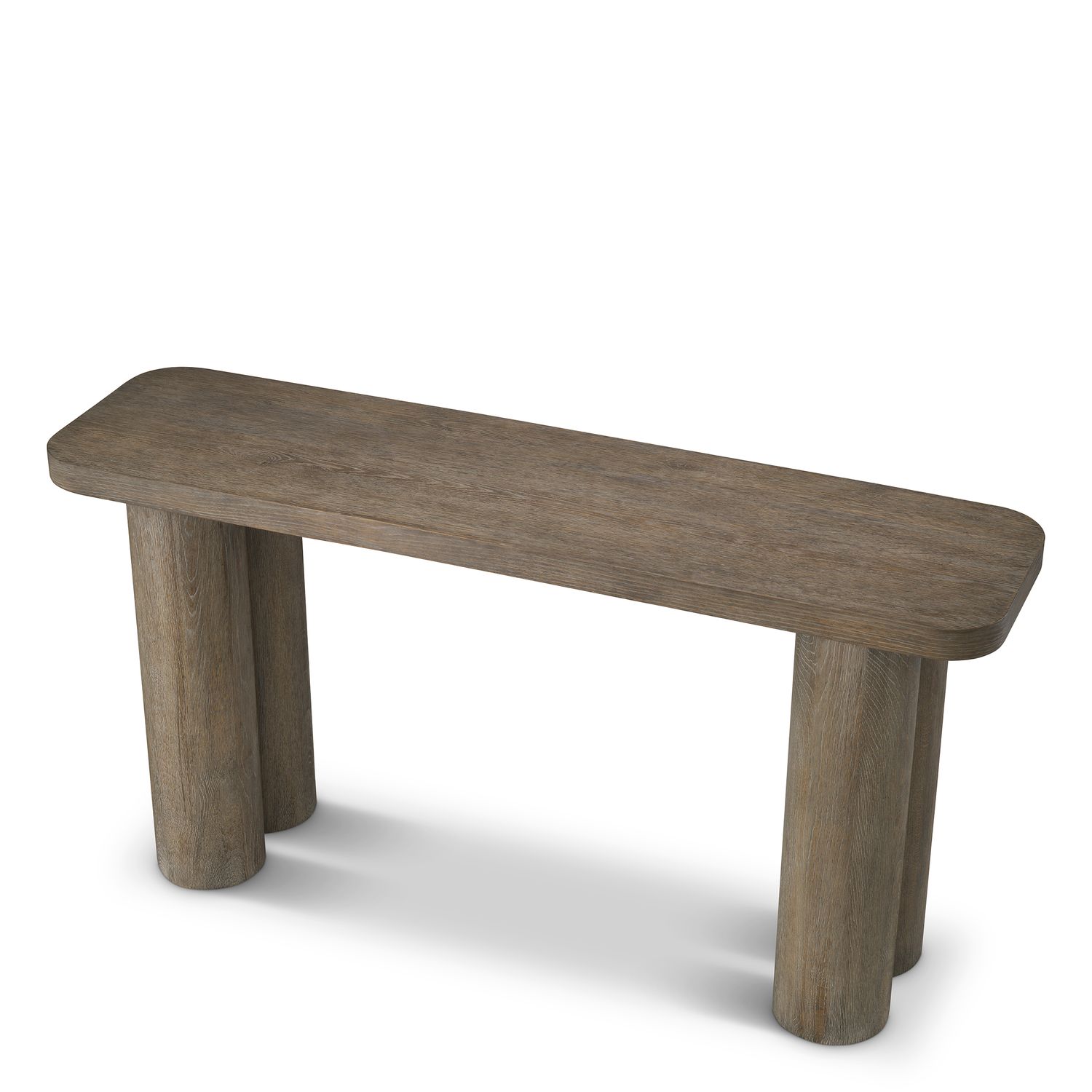 Console Table Lindbrook silverstone oak veneer