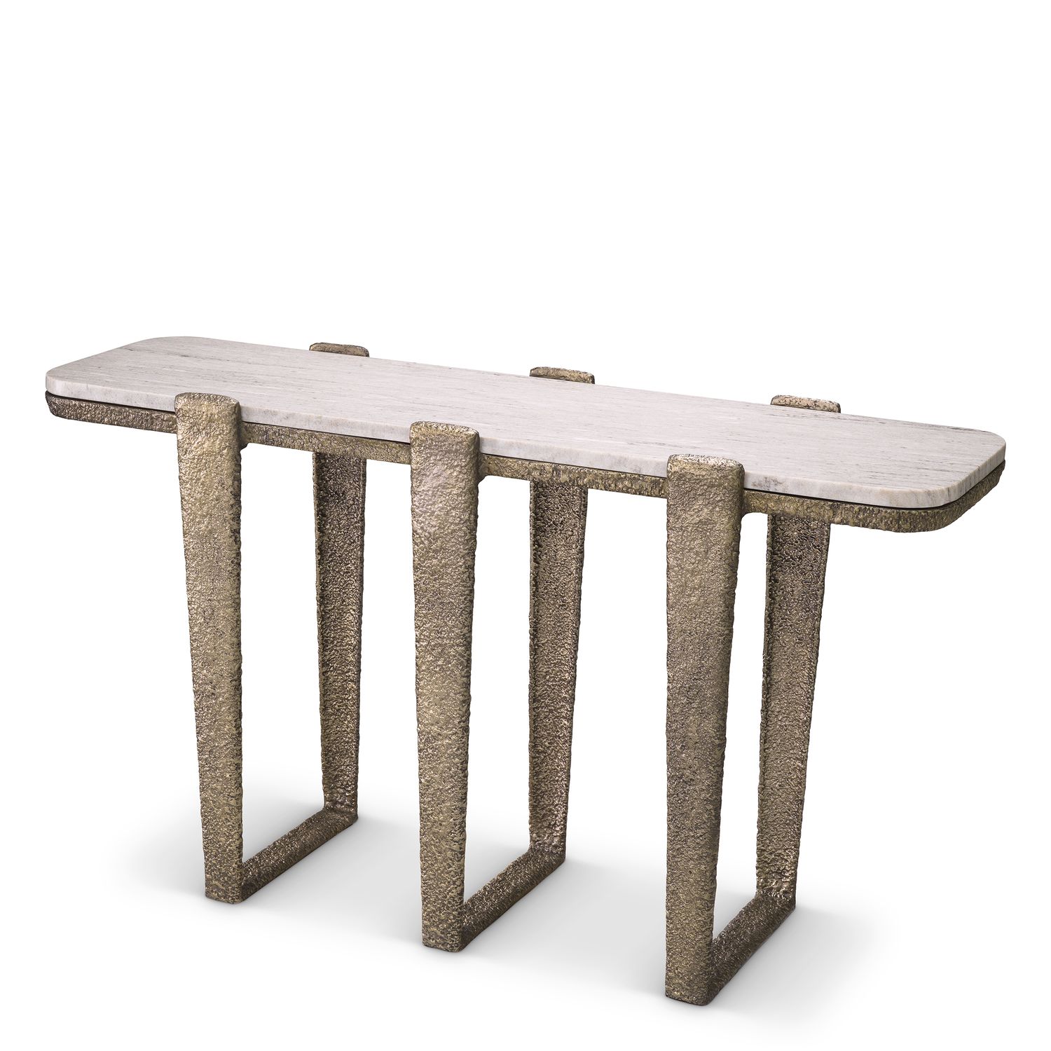 Console Table Orinda antique brass finish