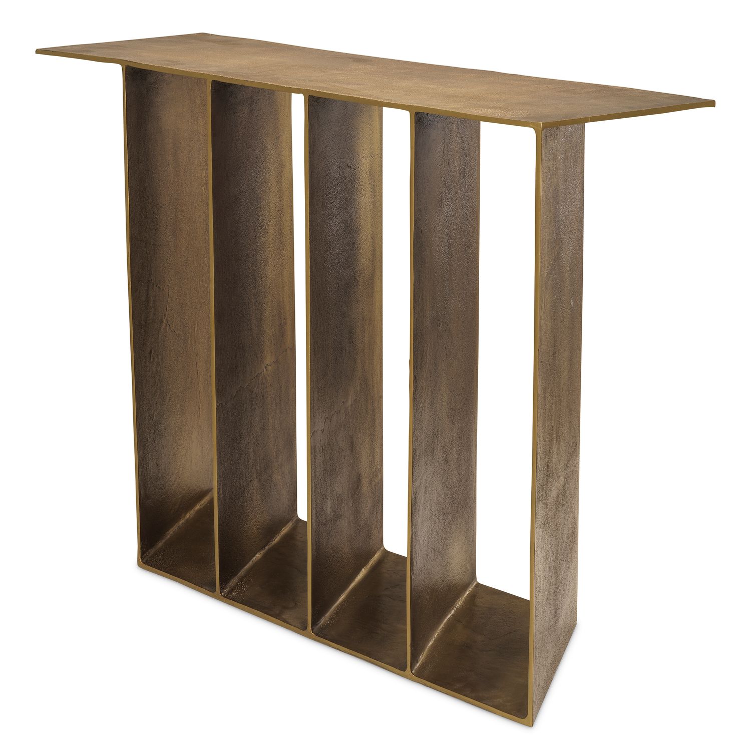 Console Table San Vito vintage brass finish