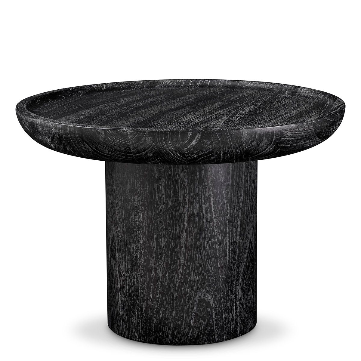 Side Table Rouault charcoal grey veneer