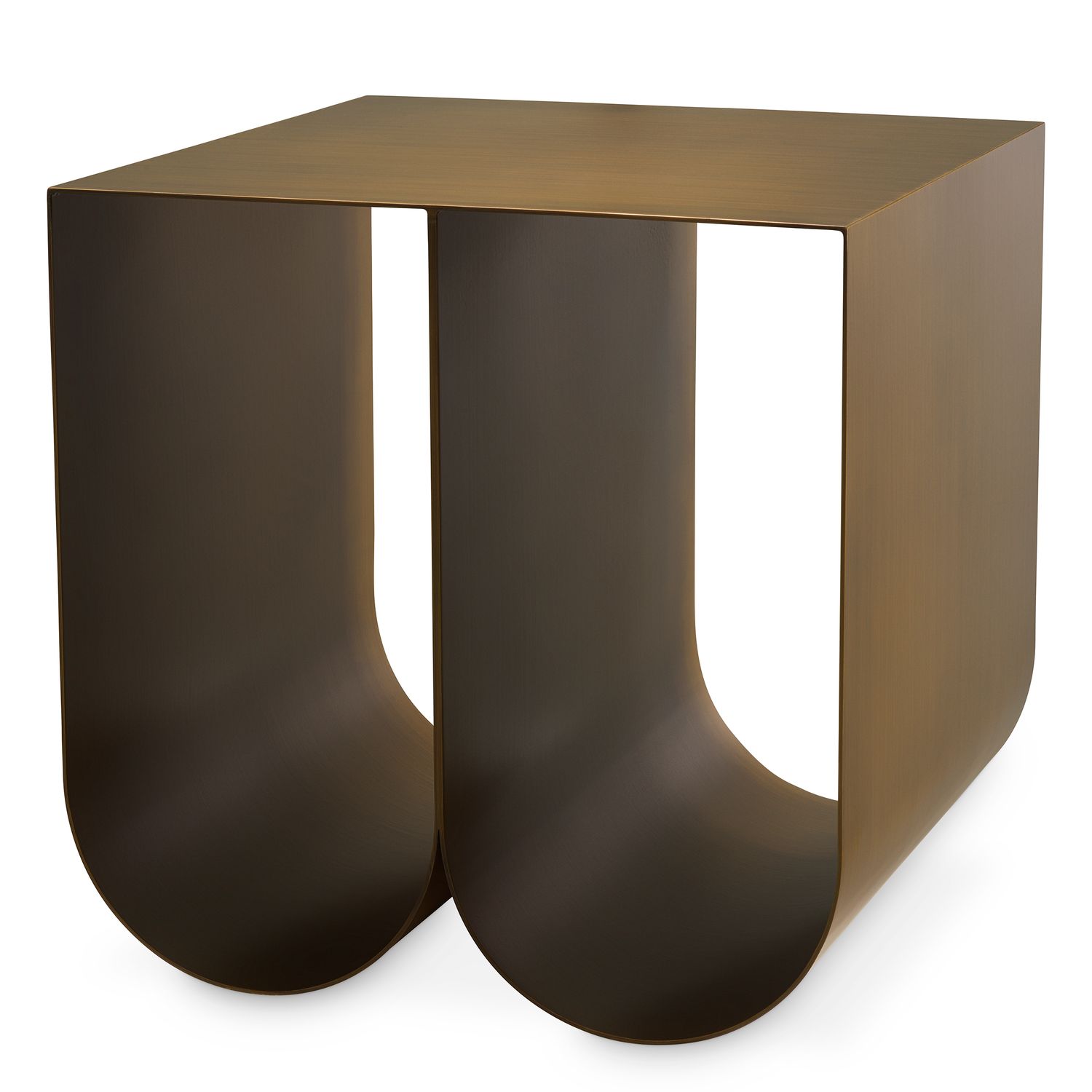 Side Table Rafaello brushed brass finish