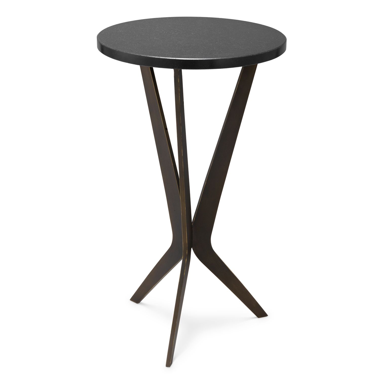 Side Table Malone bronze finish granite top