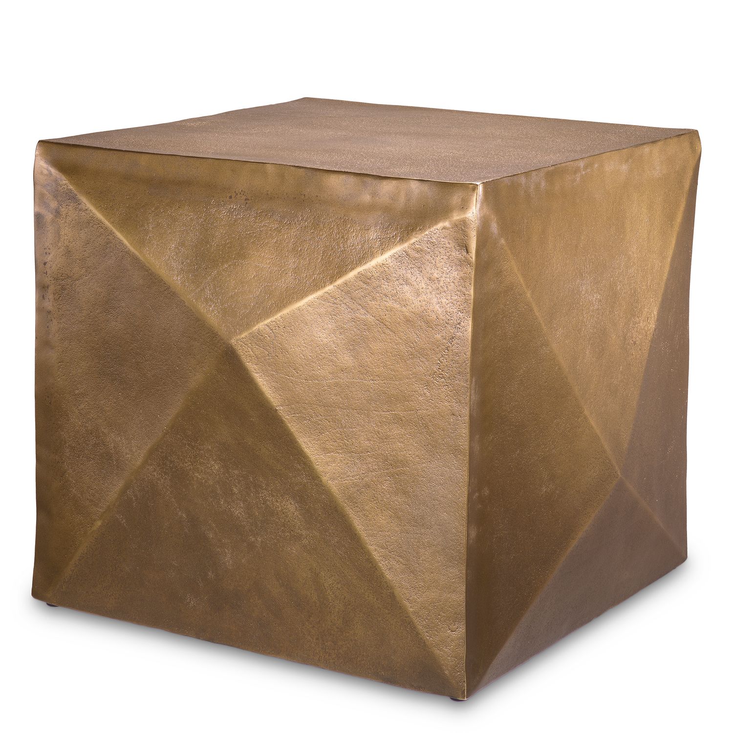 Side Table Maratea antique brass finish