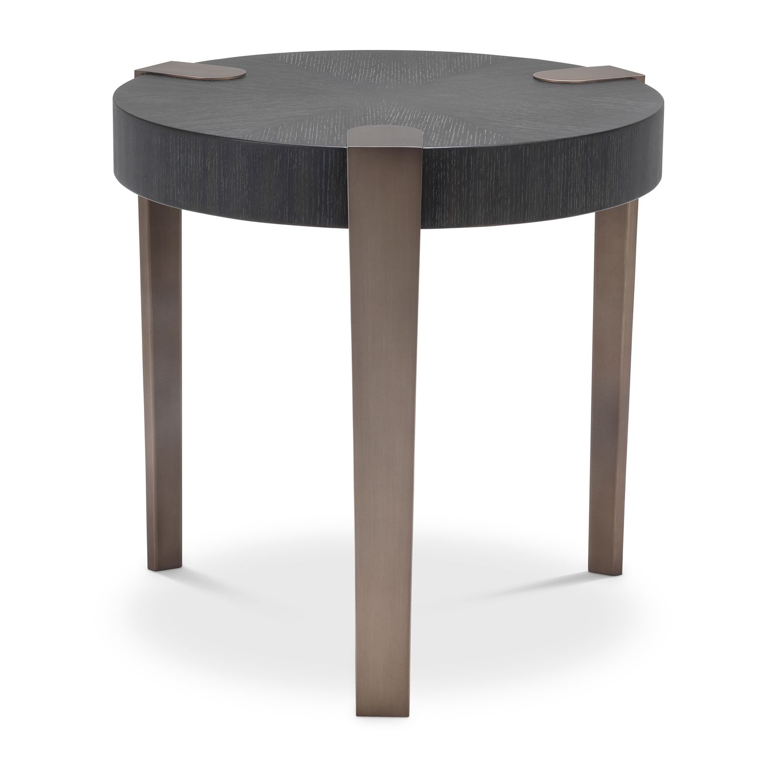 Side Table Oxnard charcoal grey oak veneer