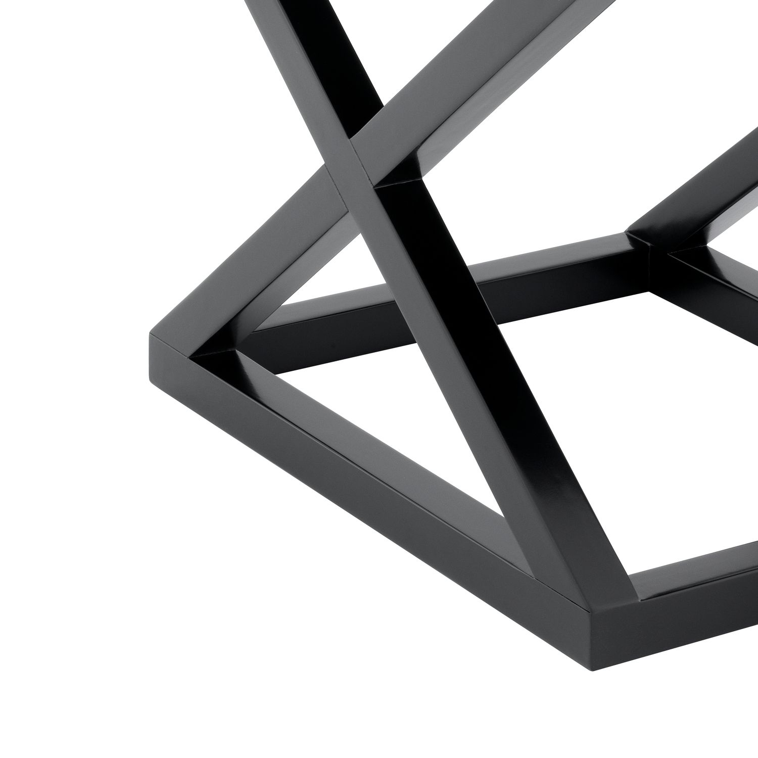 Side Table McArthur waxed black finish