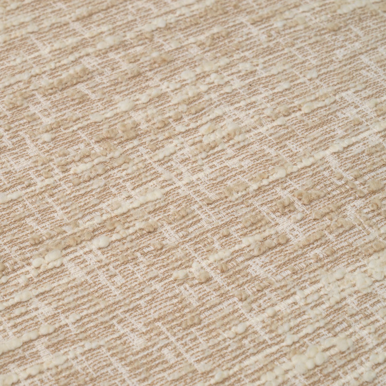 Ottoman Dorantes bouclé sonata cream
