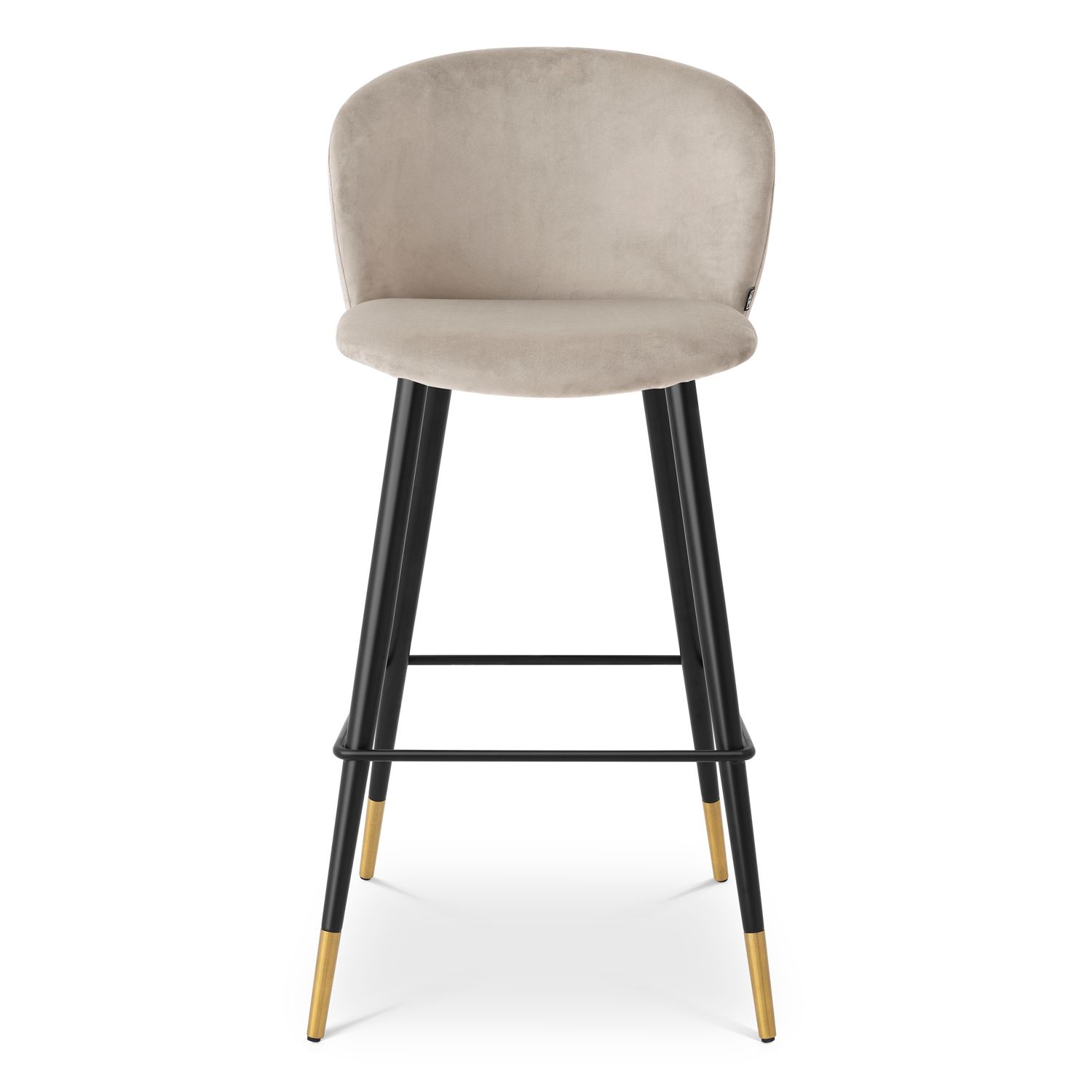 Bar Stool Volante roche beige velvet