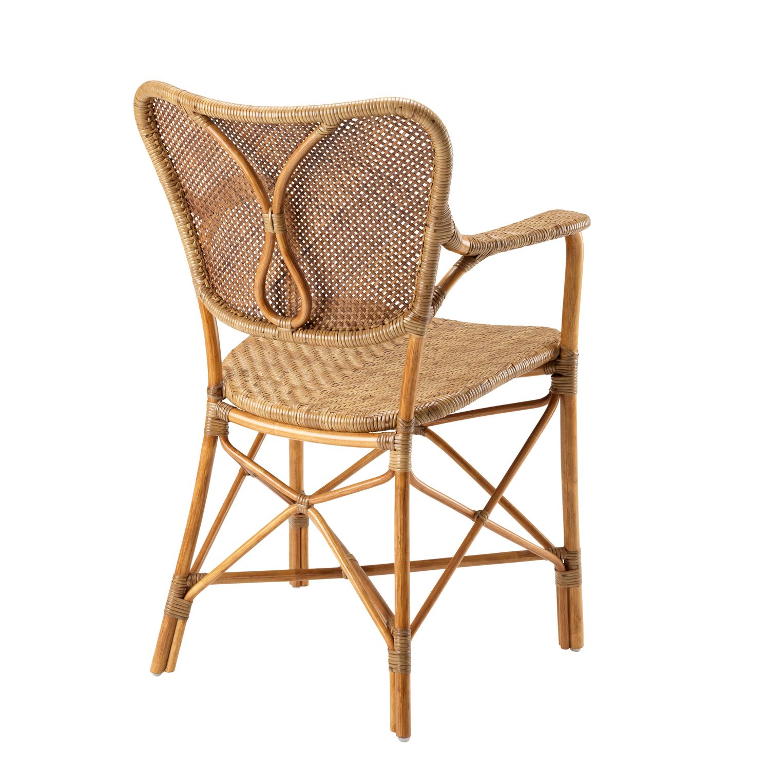 Dining Chair Colony with arm honey finish